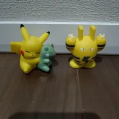 ポケモンキッズ ピカチュウ ゲンガー ソフビ 指人形 - メルカリ