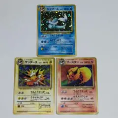 旧裏 シャワーズLV.42 サンダース29 ブースター28 ポケモンジャングル 旧裏 シャワーズLV.42 サンダース29 ブースター28 ポケモンジャングル