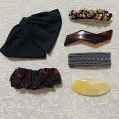 バレッタ　６点セット