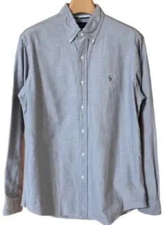 RALPH LAUREN カスタムフィット 長袖シャツ グレー L