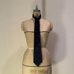 ネクタイ シルク ネイビー