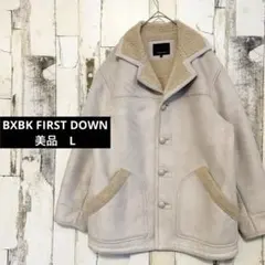 BXBK FIRST DOWN ファーストダウン ムートン ジャケット L