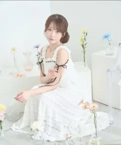 Cut sew lace dressロゼミューズ ワンピ ホワイトのサムネイル