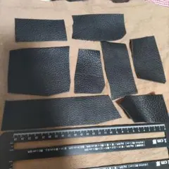 本革　ハギレ　まとめ売り　ハンドメイド　手芸　パーツ　趣味　手作り　⑤