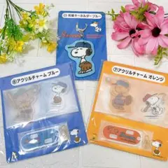 【新品】スヌーピー 当たりくじ 3点SET アクリルチャーム＆刺繍キーホルダー