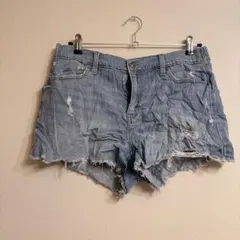 aerie ダメージデニムショートパンツ M 海外古着