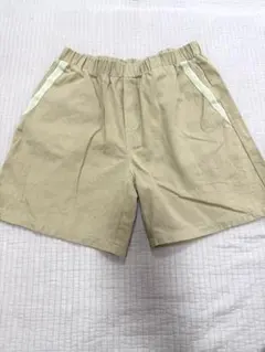 ハーフパンツ　ベージュ　サイズXL