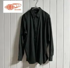 BEAMS MEN イージー レギュラーカラー シャツ　メンズ　ダークグリーンSのサムネイル