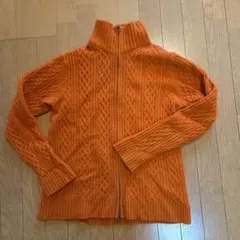 INED オレンジ タートルネックセーター サイズ3