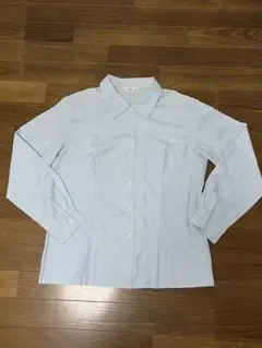Folk 事務服 長袖 シャツ ライトブルー サイズ13のサムネイル