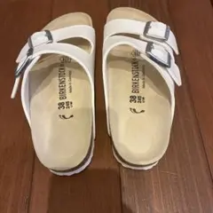 BIRKENSTOCK アリゾナ　ビルコフローホワイト 38