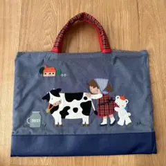 familiar 正規布 バッグ 持ち手カバー ハンドルカバー フルサイズ （赤
