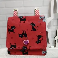 黒猫デザイン 移動ポケット