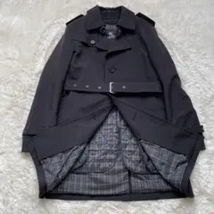 バーバリーブラックレーベル　トレンチコート　ノバチェック　ベルト　M ライナー