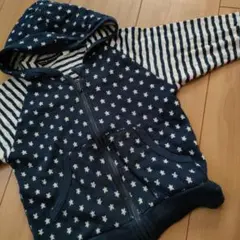 男の子柔らかパーカーオシャレ　95センチ