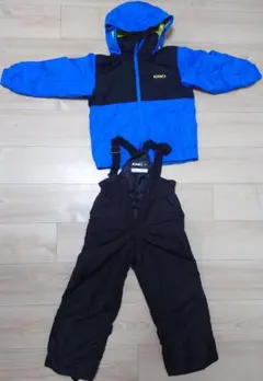 IGNIO イグニオ スノーウエア上下 サイズ120cm スキーウエア 青/黒