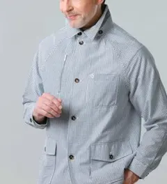 春夏秋　グレンフィールド シアサッカートラベルジャケット 3495