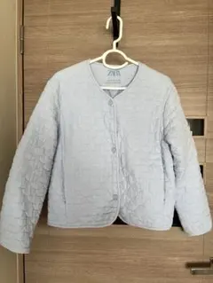 ZARA kids キルティング　中綿ジャケット　ブルー　164cm S