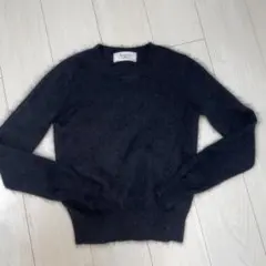 SLY スライスタンダード　アンゴラ混ニット　ブラック