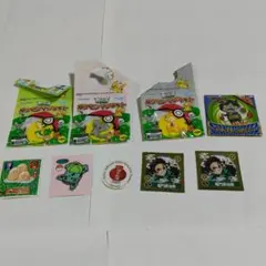 ポケモンマグネット3個セット 妖怪ウォッチコースター、ポケモン炭治郎シール付き
