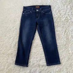 SOMETHING クロップド デニムパンツ ジーンズ 28 七分丈のサムネイル