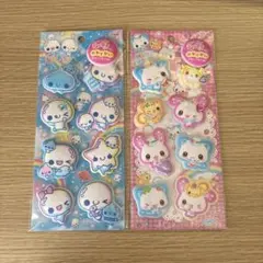 あわわちゃん　ハッピーマーチ　もっちりシール　2シートセット