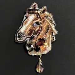 ビーズブローチ ブローチ