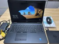 DELL E5550 i7 外付けDVDスロット　新品ロジクールレーザーマウス