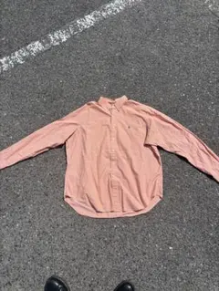 ラルフローレン CLASSIC FIT ギンガムチェック BDシャツ オレンジ