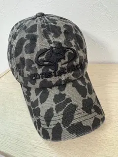 レオパード柄 キャップ consistency刺繍　ヒョウ柄