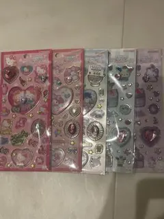 サンリオ キラキラジュエルシール 5種セット