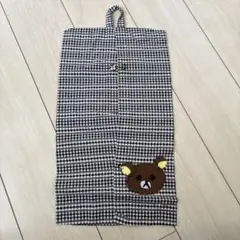 学校で作ったティッシュカバー
