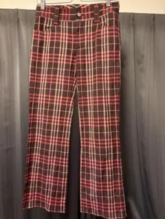 Burberry Blue Label チェック柄パンツ