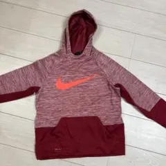 Nike DRI-FIT 赤 フード付きパーカー Lサイズ