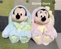 ディズニーストア 2016年 イースター ミッキー & ミニー ぬいぐるみ 新品