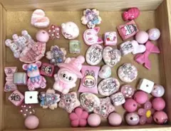 ラブブ　ピンク系　ビーズ