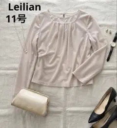 レリアン (Leilian)シアープルオーバーラメブラウス（カットソー）のサムネイル