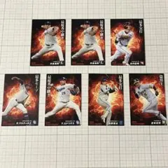 カルビー　プロ野球チップス　2023 タイトルホルダーカード　7枚セット