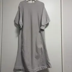 PUAL CE CIN グレー 長袖 裏起毛スウェットワンピースのサムネイル