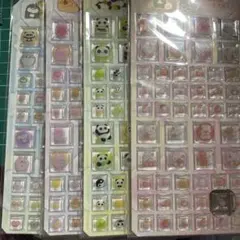 可愛い動物キャラクター タイルシールセット