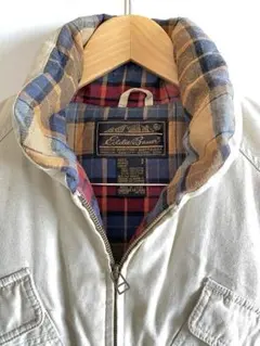 80s 黒タグ EDDIE BAUER フィッシングダウンベスト サイズS