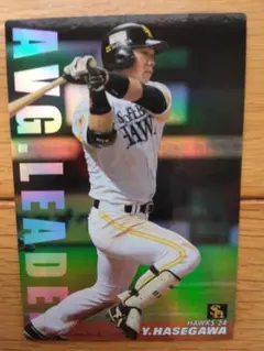 プロ野球チップス 2014年 長谷川勇也 AL-04 AVG.LEADERカード