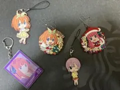 誰か花嫁買ってって！！五等分の花嫁∬ ラバーストラップ キーホルダー 5種セット