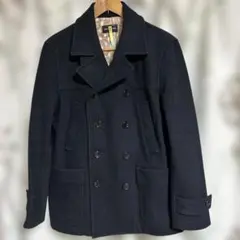 美品□schott ロガージャケット ウールコート 7319 ネイビー 38 - メルカリ