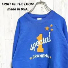 80s〜90s USA製　FRUIT OF THE LOOM スウェット Lのサムネイル