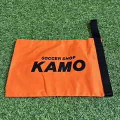 KAMO サッカー 子供用シューズケース　フラッグ オレンジのサムネイル