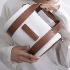 ØMl CDL TOKYO Hand Stitched カゴバック ベージュ - メルカリ