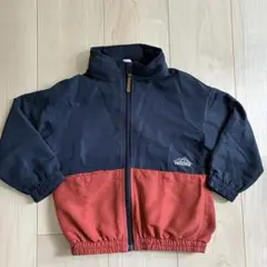 キッズお得な三点セット100センチ ジャケットアウターコートネイビー/レッド