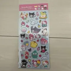 サンリオキャラクターズ　ラメ入り樹脂もりシール　sanrio