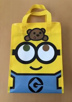 ミニオン ショッピングバッグ チャック付 USJ購入品 ボブ ティム